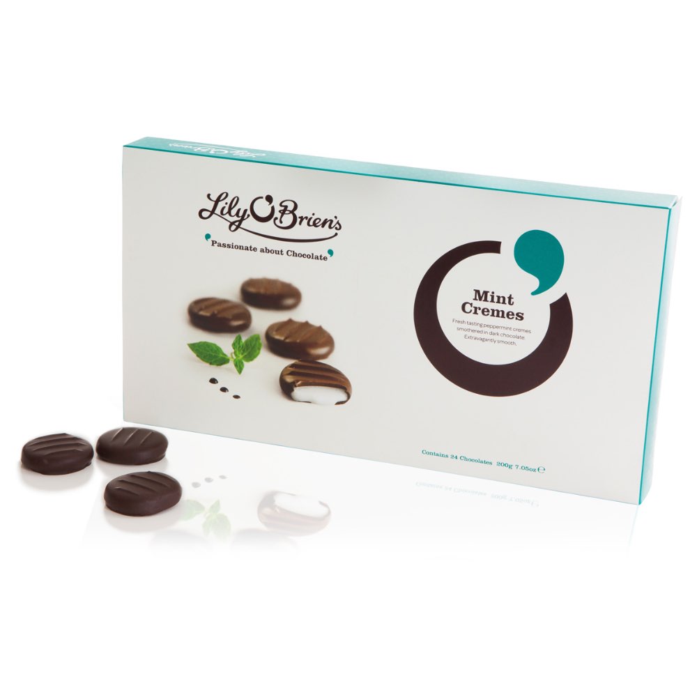 Lilly O'Briens Dark Chocolate Mint Cremes